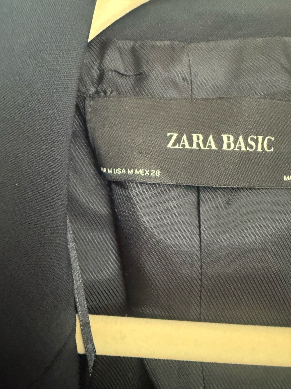 Zara  Navy Sleeveless Blazer Dress vest - Picture 4 of 6